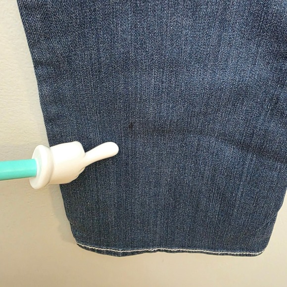 Silver‎ Pioneer Jeans Women's Boot Cut Dark Wash Denim Embellished Pockets 30/33 - Picture 7 of 14